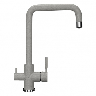 Смеситель для кухни с подключением к фильтру с питьевой водой ULGRAN U-019 310 серый