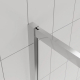 Душевой уголок VECONI Evo 300 CH 120x90 стекло прозрачное, профиль хром
