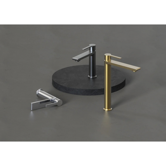 Смеситель для раковины KAISER Serio 05311-15 вороненая сталь