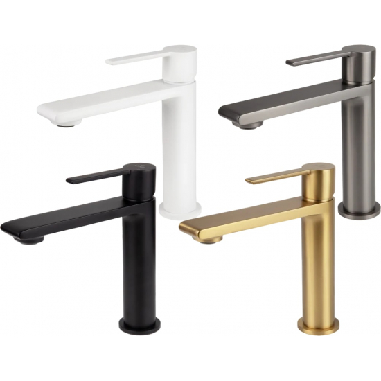 Смеситель для раковины KAISER Serio 05311-15 вороненая сталь