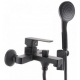 Смеситель для ванны MIXXUS PREMIUM Kubus 009 EURO, графит