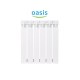 Радиатор биметаллический OASIS PRO 500/100  6 секций
