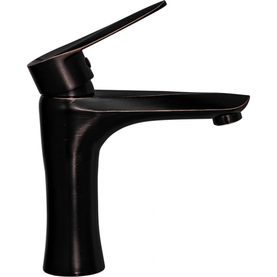 Смеситель для раковины ПРОФСАН Steel Black ПСМ-301-5 из нержавеющей стали, чёрная бронза