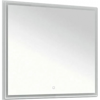 Зеркало AQUANET Nova Lite 90 белый глянец LED