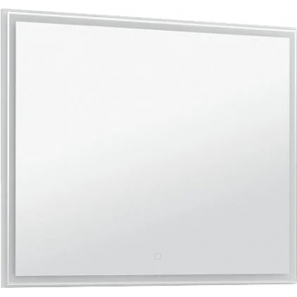 Зеркало AQUANET Nova Lite 100 белый глянец LED
