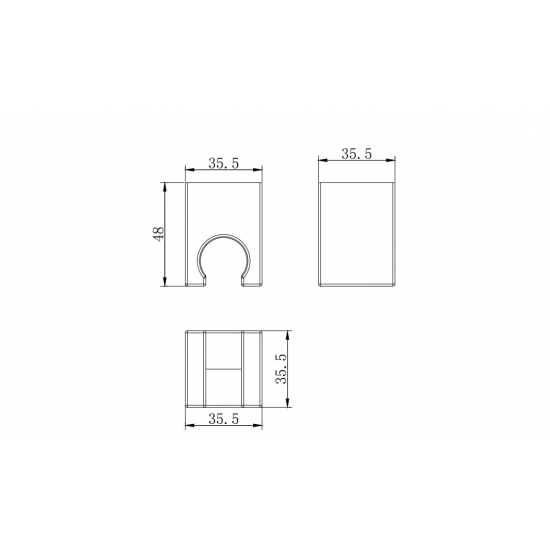 Держатель для душа AQUATEK AQ2400CR хром
