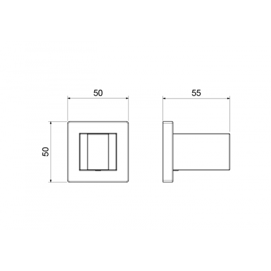 Держатель для душа AQUATEK AQ2401MB матовый чёрный