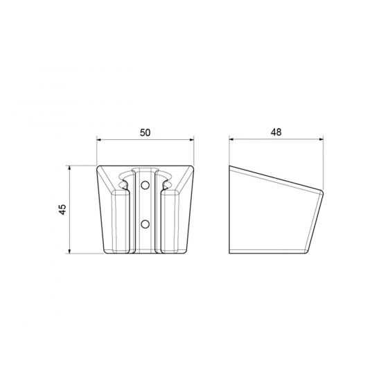 Держатель для душа AQUATEK AQ2402MB матовый чёрный