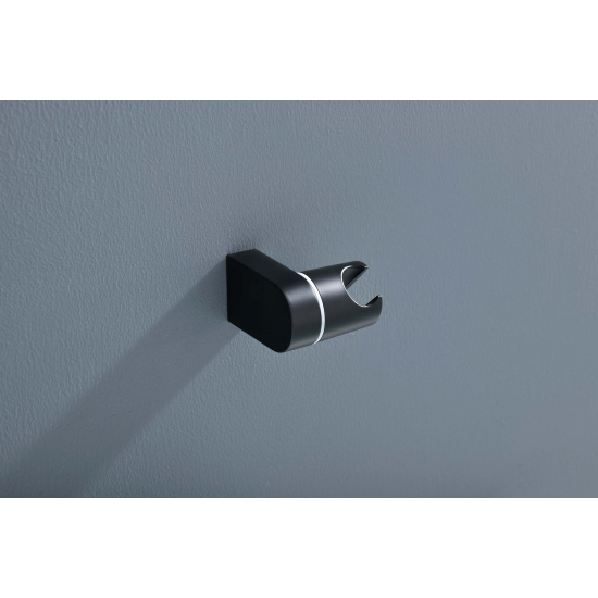 Держатель для душа AQUATEK AQ2406MB матовый чёрный