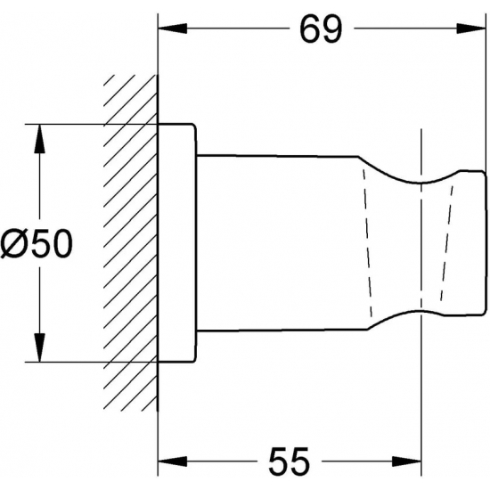 Держатель для душа GROHE Rainshower 27074000
