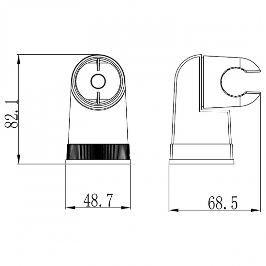 Держатель для душа LEMARK LM8009C