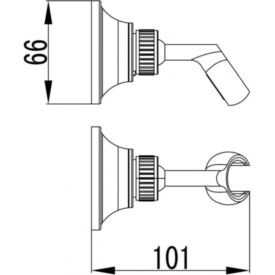 Держатель для душа LEMARK LM8489C поворотный