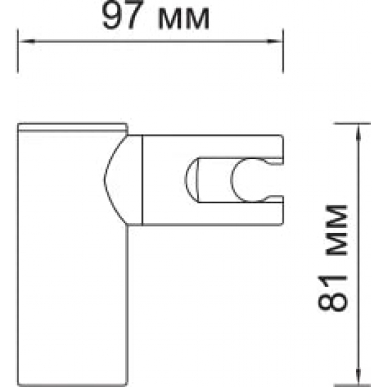 Держатель для душа WASSERKRAFT A008