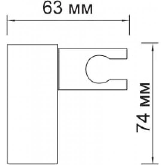 Держатель для душа WASSERKRAFT A011