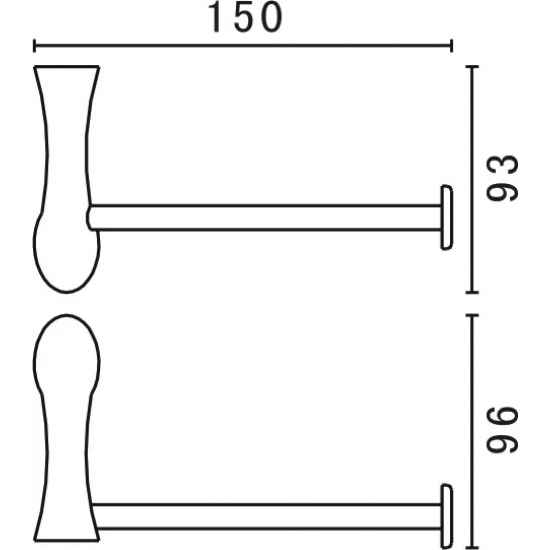 Держатель туалетной бумаги ART&MAX Elegant AM-E-1583