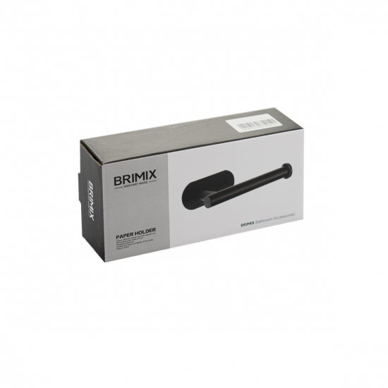 Держатель туалетной бумаги BRIMIX 79912 чёрный
