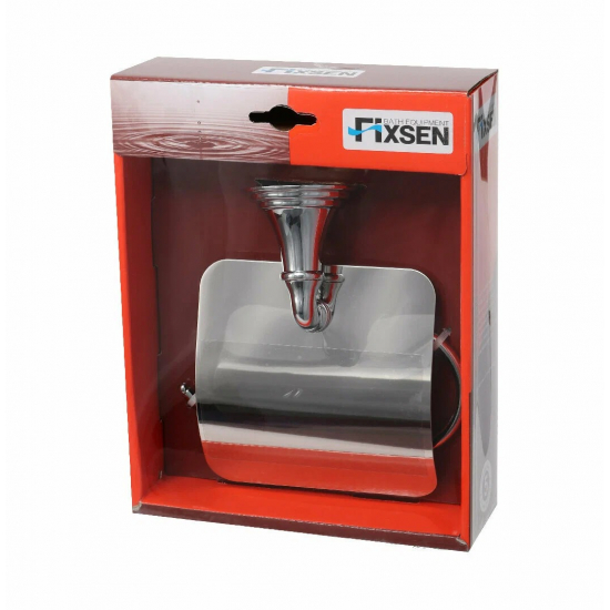 Держатель туалетной бумаги FIXSEN Best FX-71610 с крышкой