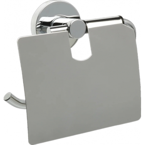 Держатель туалетной бумаги FIXSEN Comfort Chrome FX-85010 с крышкой, хром