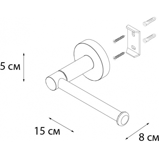 Держатель туалетной бумаги FIXSEN Comfort Gold FX-87010A золото сатин