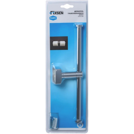 Держатель туалетной бумаги FIXSEN Kvadro FX-61310D двойной