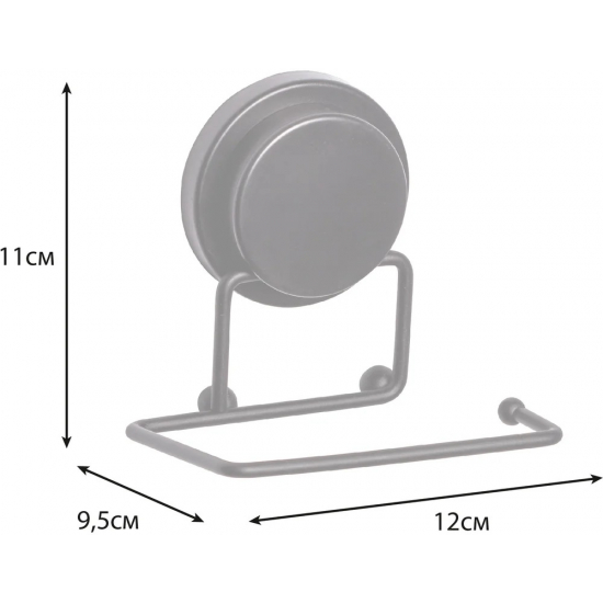 Держатель туалетной бумаги FIXSEN Magic Black FX-45010B
