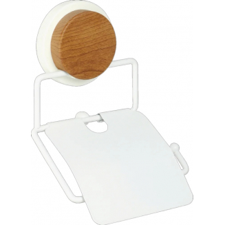 Держатель туалетной бумаги FIXSEN Magic White FX-47010 с крышкой