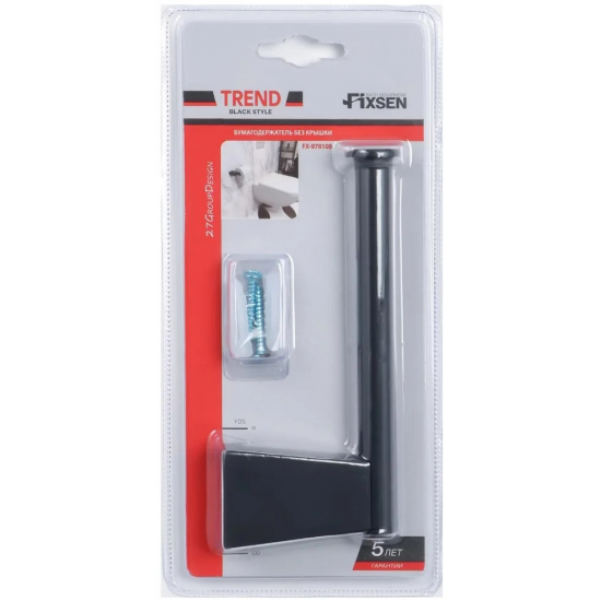 Держатель туалетной бумаги FIXSEN Trend FX-97810B черный