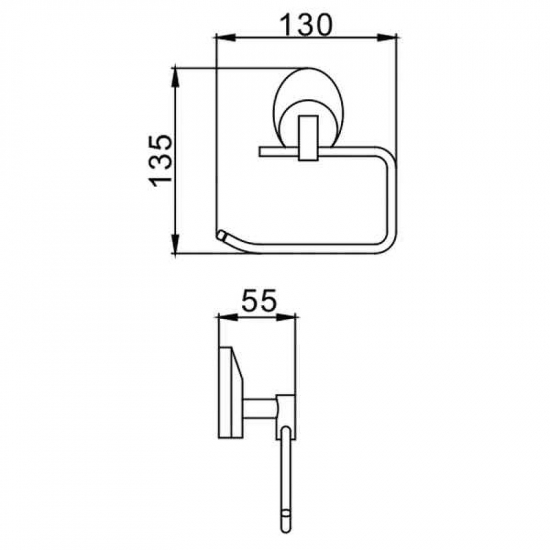 Держатель туалетной бумаги FRAP F1603-3 