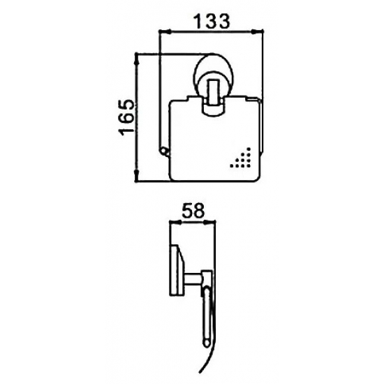 Держатель туалетной бумаги FRAP F1603
