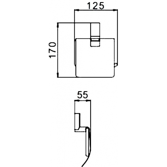 Держатель туалетной бумаги FRAP F1803