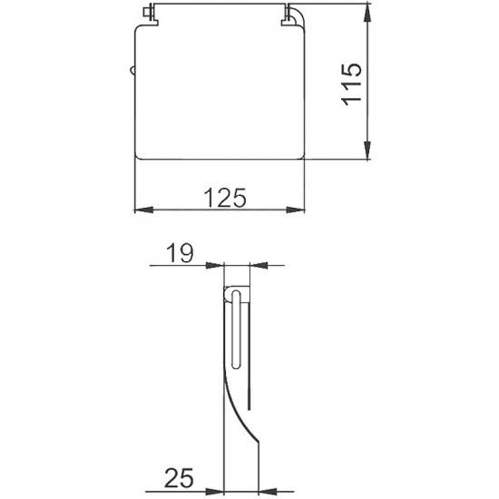 Держатель туалетной бумаги FRAP F504