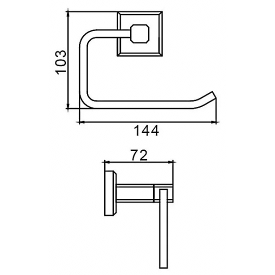 Держатель туалетной бумаги GAPPO G3803-3