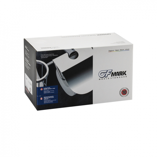 Держатель туалетной бумаги GFmark 78244 графит, с держателем освежителя воздуха