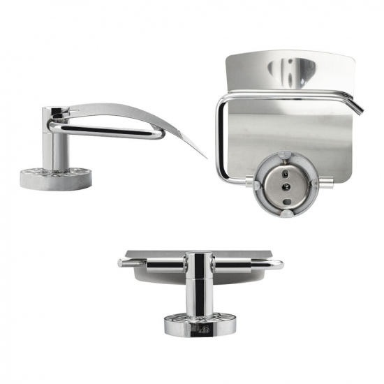 Держатель туалетной бумаги GFmark GF-3233 с белой мозаикой