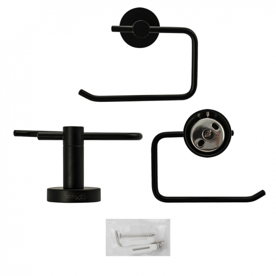 Держатель туалетной бумаги GFmark GF-82002 нержавеющая сталь чёрный