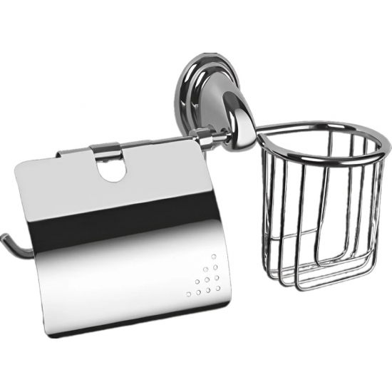 Держатель туалетной бумаги HAIBA HB1503-1 с держателем освежителя воздуха