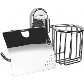 Держатель туалетной бумаги HAIBA HB1903-1 с держателем освежителя воздуха