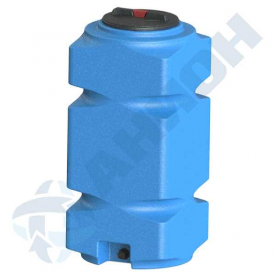Ёмкость AНИОН Т250ВФК2З объем 250 литров с дыхательным клапаном и сливом синяя