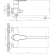 Смеситель для ванны DECOROOM DR72043 хром