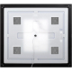 Зеркало BELBAGNO Kraft SPC-KRAFT-685-885-TCH-WARM-NERO черное, с подсветкой и подогревом