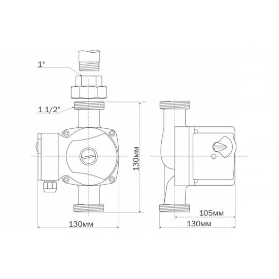 Циркуляционный насос AQUARIO AC 256-130