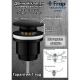 Донный клапан FRAP F62-7 чёрный
