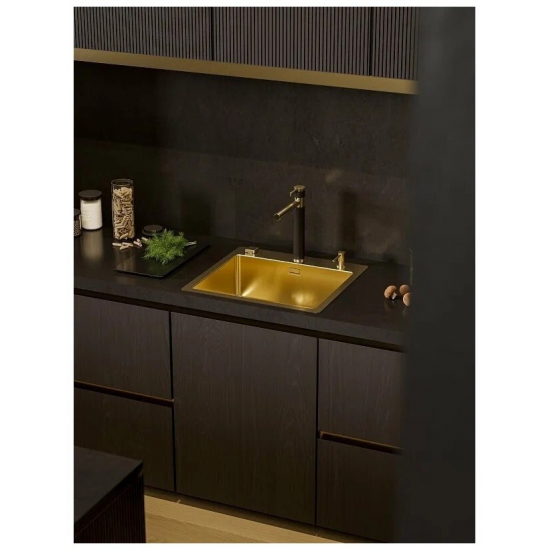 Дозатор для кухонной мойки ALVEUS Plum 1129081 золото