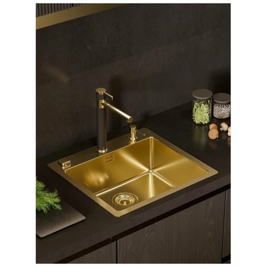 Дозатор для кухонной мойки ALVEUS Plum 1129081 золото