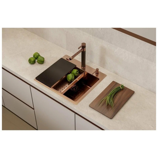 Дозатор для кухонной мойки ALVEUS Plum 1129082 медь