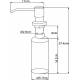Дозатор для кухонной мойки DOMACI Равенна 401 сатин