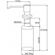 Дозатор для кухонной мойки DOMACI Солерно 401 морион