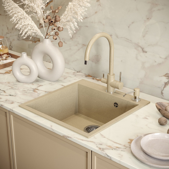 Дозатор для кухонной мойки DOMACI Солерно 401 сардоникс