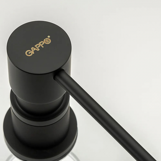 Дозатор для кухонной мойки GAPPO G402-1 черный, латунь