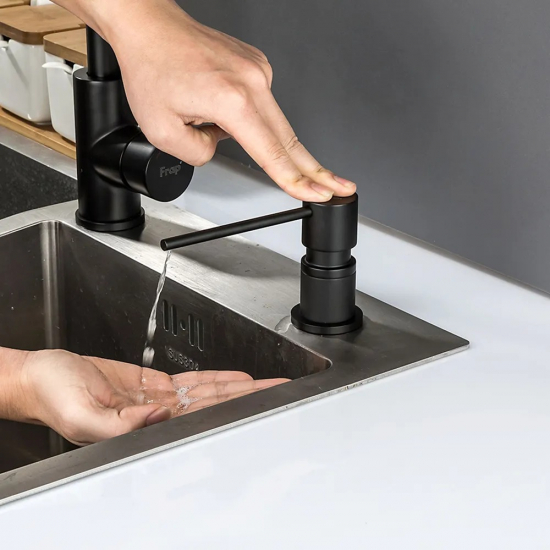 Дозатор для кухонной мойки GAPPO G402-1 черный, латунь